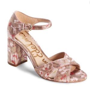 Sam Edelman Orlane jacquard block heel sandals